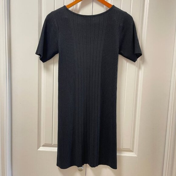 Banana Republic Ribbed Knit Dress Black – S - Picture 7 of 11